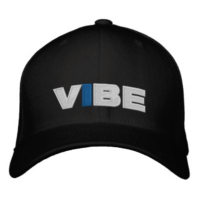VIBE (black) baseball cap by nadworks