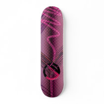 Vibe Pink Skateboard by eckert82 Vibe Pink Skateboard