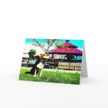 Vibra-Color Beagle Greeting Card - Pop Art Cooper