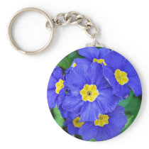 Vibrant Blue Keychain