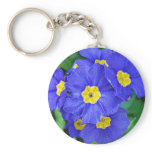 Vibrant Blue Keychain