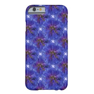 Vibrant Blue Penstemon Pattern