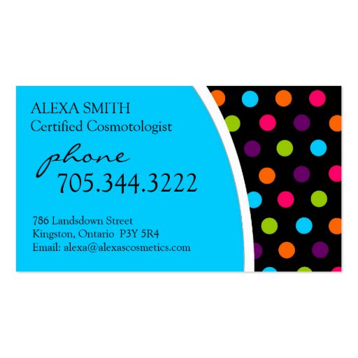 Vibrant Dots :: Business Card (back side)