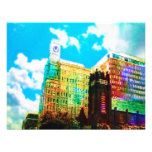 vibrant downtown personalized invitation