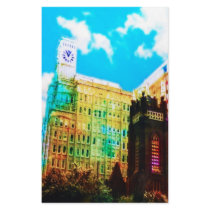 vibrant downtown stationery