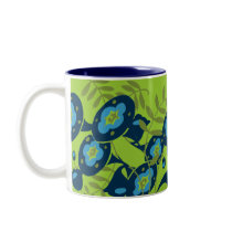 Vibrant Flowers mugs by litabug Vibrant Flowers mugs