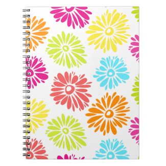 Vibrant Flowers Notebook