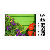 Vibrant Flowers postage