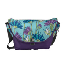 Vibrant Garden Messenger Bag