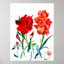 Vibrant Glads Posters