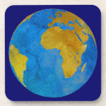Vibrant Globe Drink Coasters