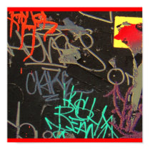 vibrant grafitti print by MarleneSG vibrant grafitti print