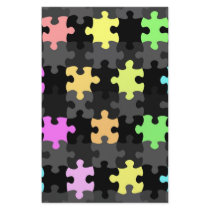 vibrant jigsaw pieces pattern stationery by fotowino vibrant jigsaw pieces pattern stationery