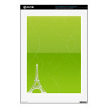 Vibrant Lime Green with Eiffel Tower Decals For PS3 Console