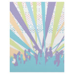 vibrant music concert party vector design custom letterhead