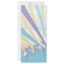 vibrant music concert party vector design full color rack card