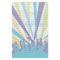 vibrant music concert party vector design stationery paper