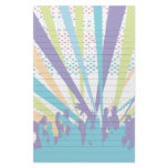 vibrant music concert party vector design stationery paper