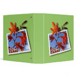 Vibrant Orange flower Pop Out Photo Ar binders