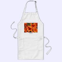 Vibrant Orange Tiger Lilies aprons