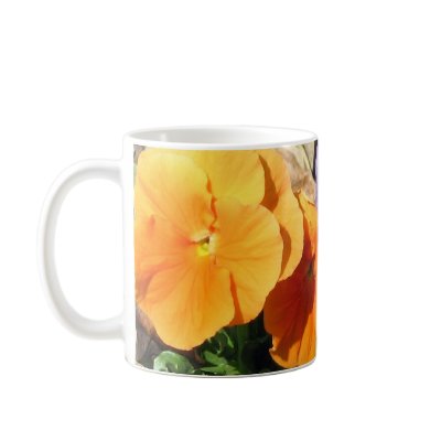 Vibrant Pansies Coffee Mug