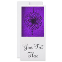 'Vibrant Purple Storm' Rack Card Design