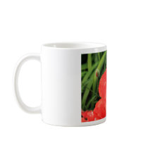 vibrant red poppy mugs by Ljrigg vibrant red poppy mugs