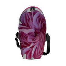 Vibrant Rose Messenger Bag (Mini)