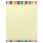 Vibrant Stripes Letterhead