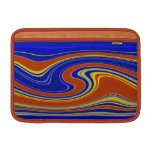 Vibrant Swirling Agate Striped MacBook Air Sleeve