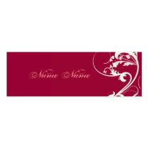 Vibrant Swirls Bookmark business cards