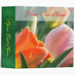 Vibrant Tulips Binder