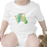 vibrant zebra tshirt