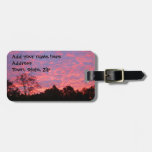 Vibrantly Pink Sunrise Luggage Tags