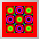 Vibrating Color Combinations posters