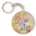 Vibration Yellow flowers Key Chains