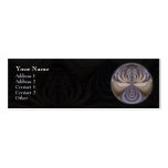 Vibrations Mandala - Profile Business Card business cards