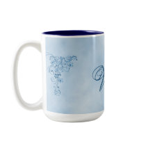 Vicar Coffee Mug- Large: Sky Blue Elegance by LifeOverHere Vicar Coffee Mug- Large: Sky Blue Elegance