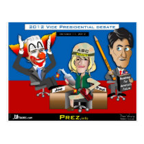 Vice President Debate Oct 2012 postcards