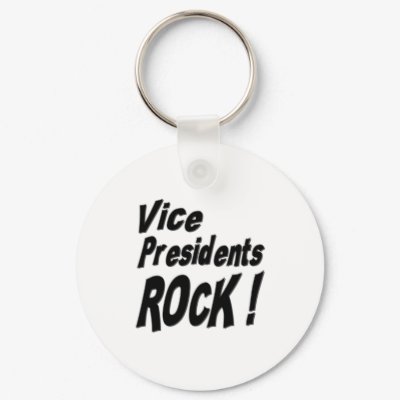 Vice Presidents Rock! Keychain by TShirtDotCom