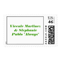 Vicente Martinez & Stephanie Pablo "Always" Stamp