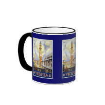 VICENZA Clock Tower Italy Mugs
