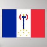 Vichy, France flag Print
