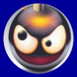 VICIOUS CARTOON BOMB FACE SMILEY ATTITUDE stickers