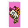 Vicious Female Clown Rack Card Template