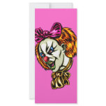 Vicious Female Clown rack cards