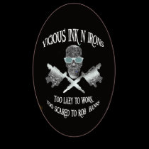 Vicious ink ank and Irons promo t-shirts