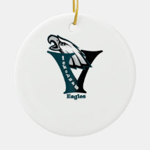Vicksburg Eagles Football Christmas Ornaments