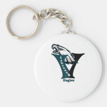 Vicksburg Eagles Football Key Chain