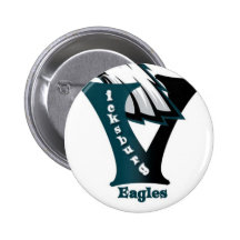 Vicksburg Eagles Football Pinback Button